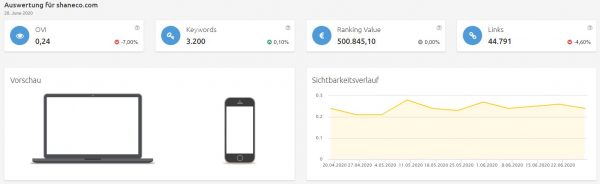 shaneco-sichtbarkeit Konkurrenzanalyse virtuelle brillenanprobe