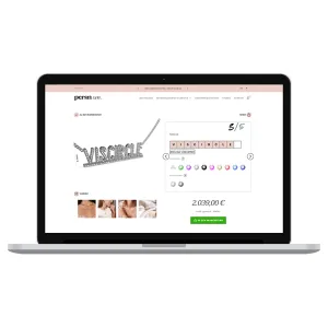 E-Commerce 3D-Konfigurator personalisierten Schmuck