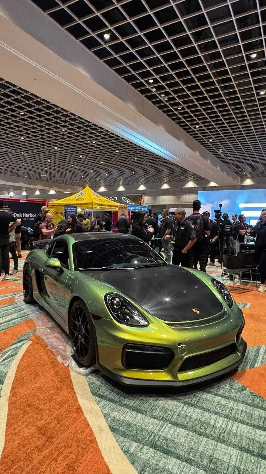 The revealed Urable vehicle on the Mobile Tech Expo show floor